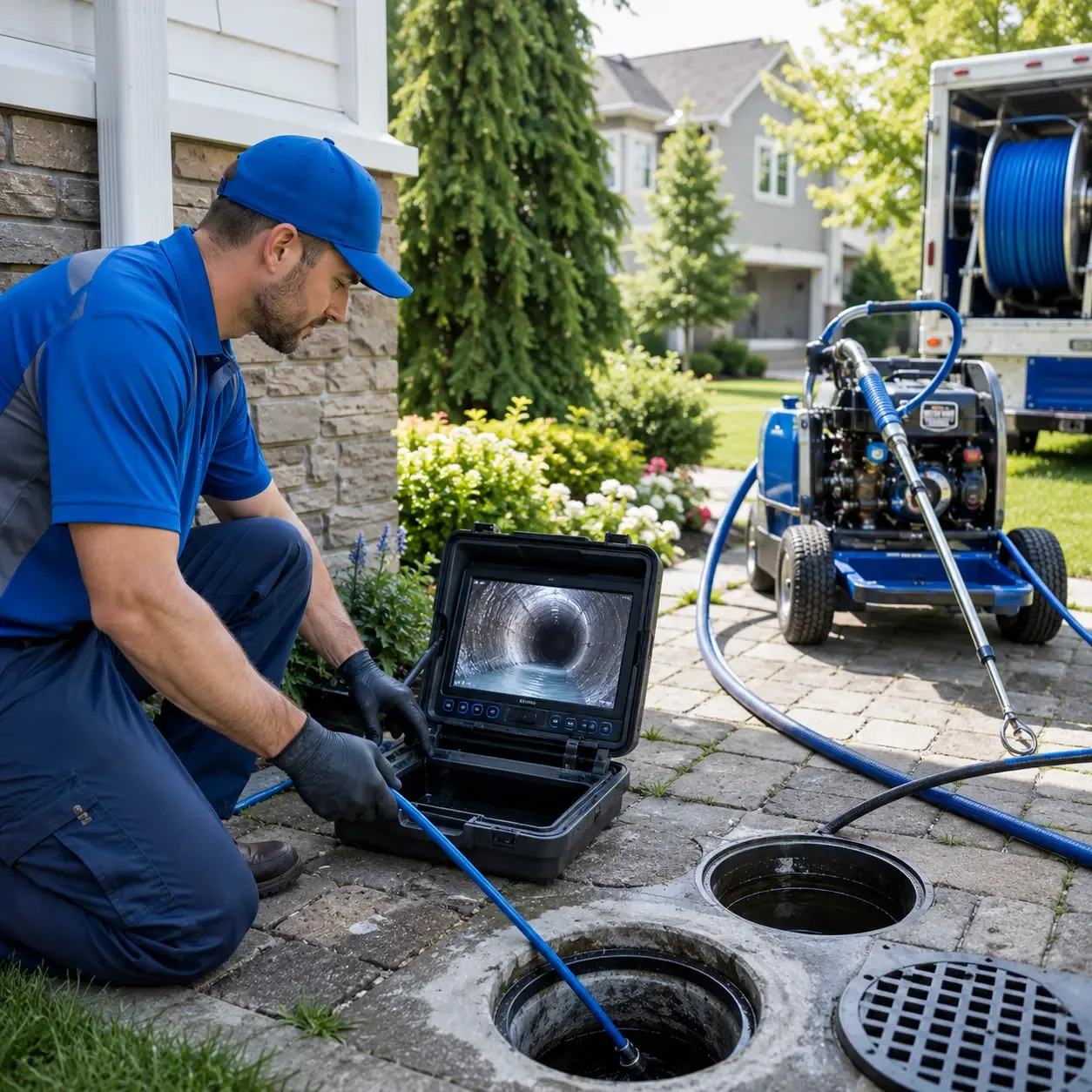 Outdoor drain cleaning professionals serving Cabin Creek, WV
